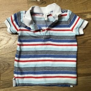Janie and Jack striped polo shirt 3-6 months